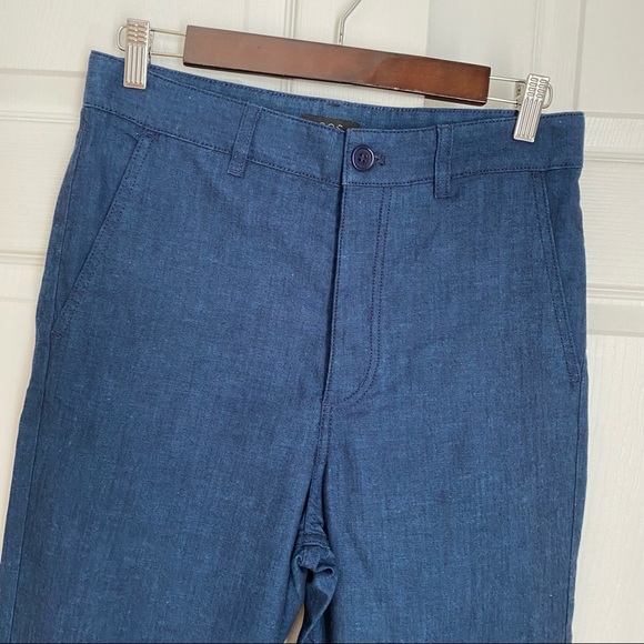 COS NAVY HIGH RISE TROUSERS - Picture 3 of 12